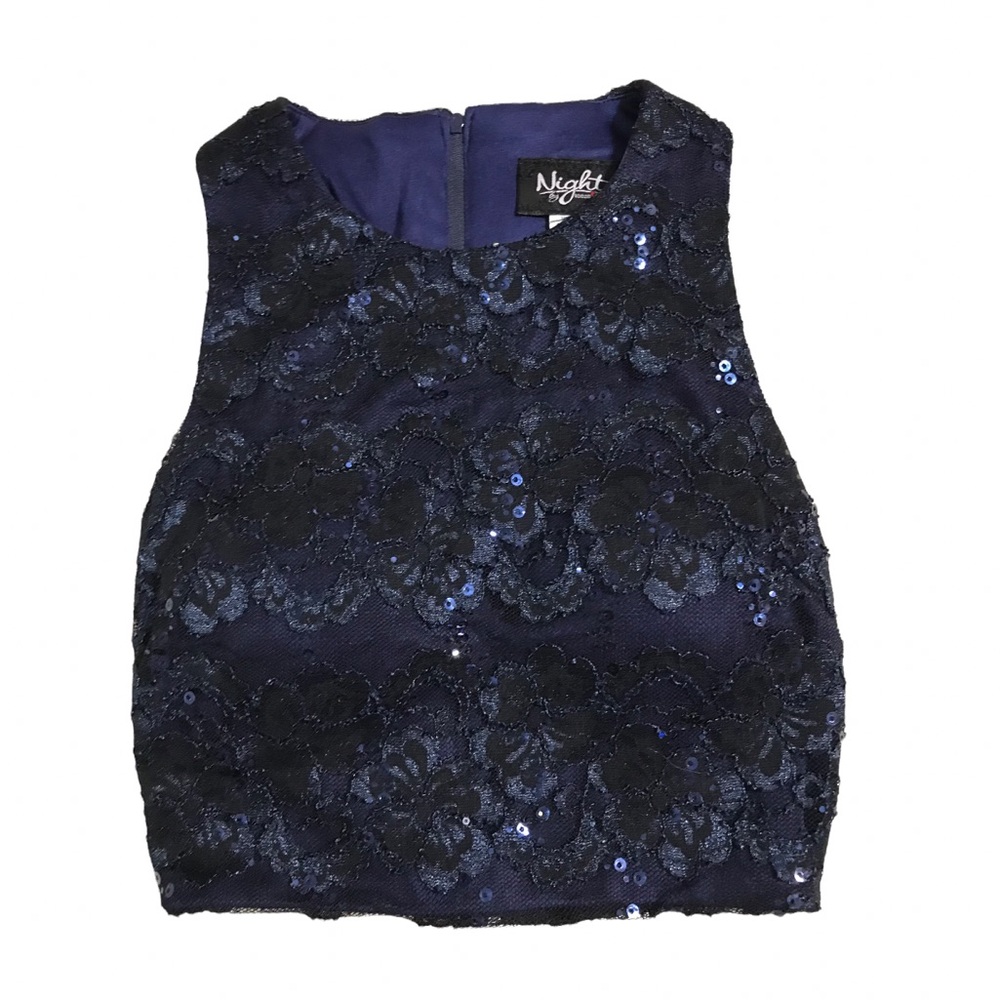 Nights by Teeze Me Sequins Top NWOT